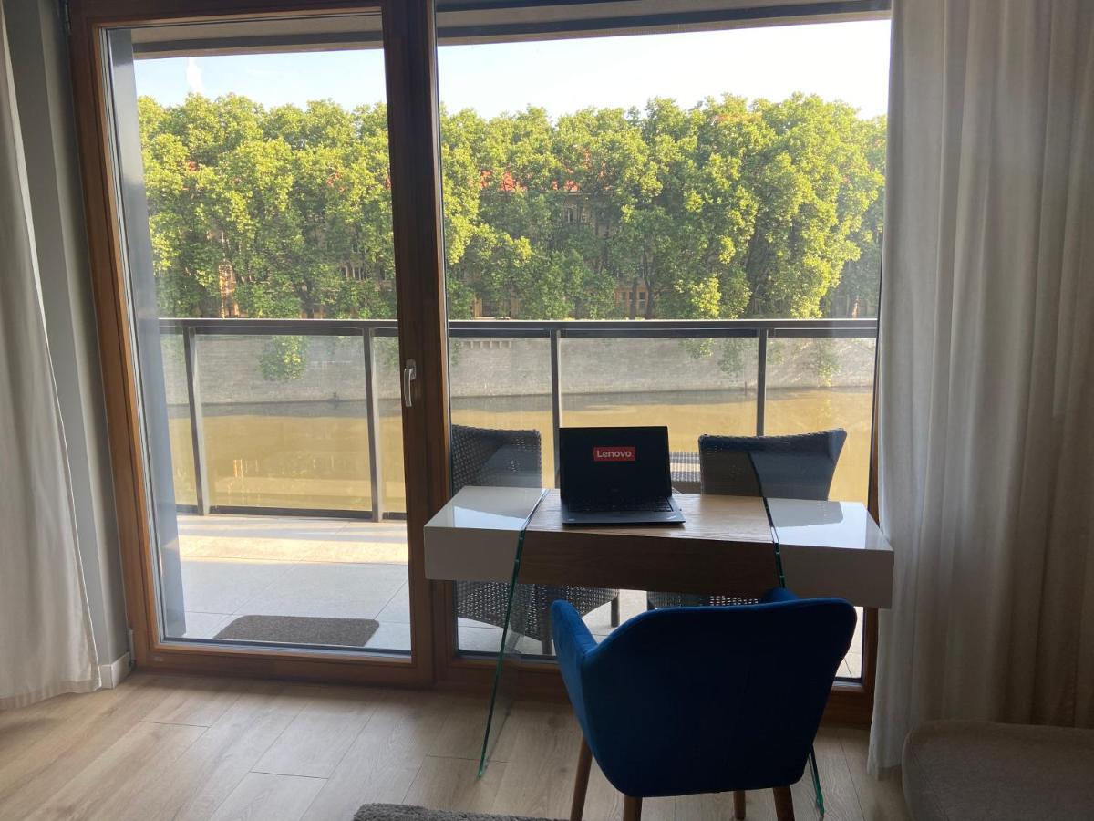 Apartament Studio Z Widokiem Na Odre Bulwary Ksiazece Breslau Exterior foto