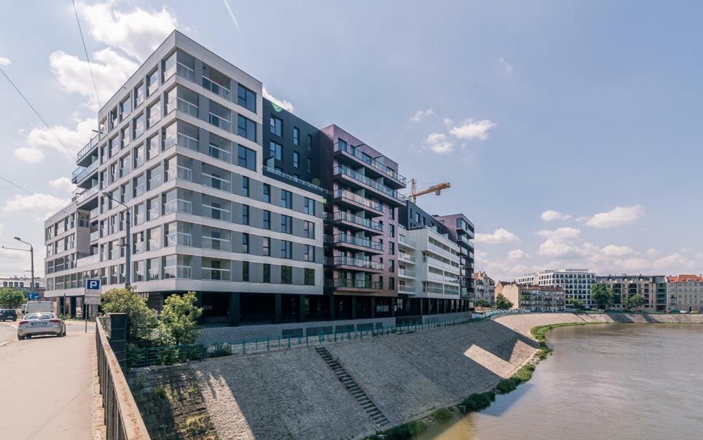 Apartament Studio Z Widokiem Na Odre Bulwary Ksiazece Breslau Exterior foto